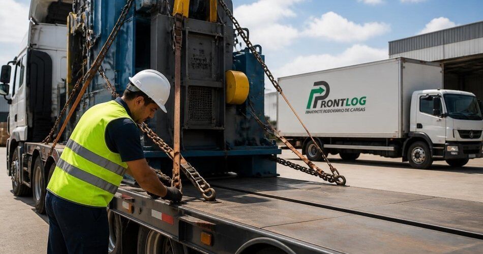 Transporte rodoviário de cargas para empresas: dedicado, industrial e com segurança