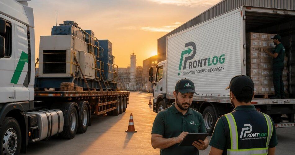 Transporte rodoviário de cargas para empresas: dedicado, industrial, químico e pesado