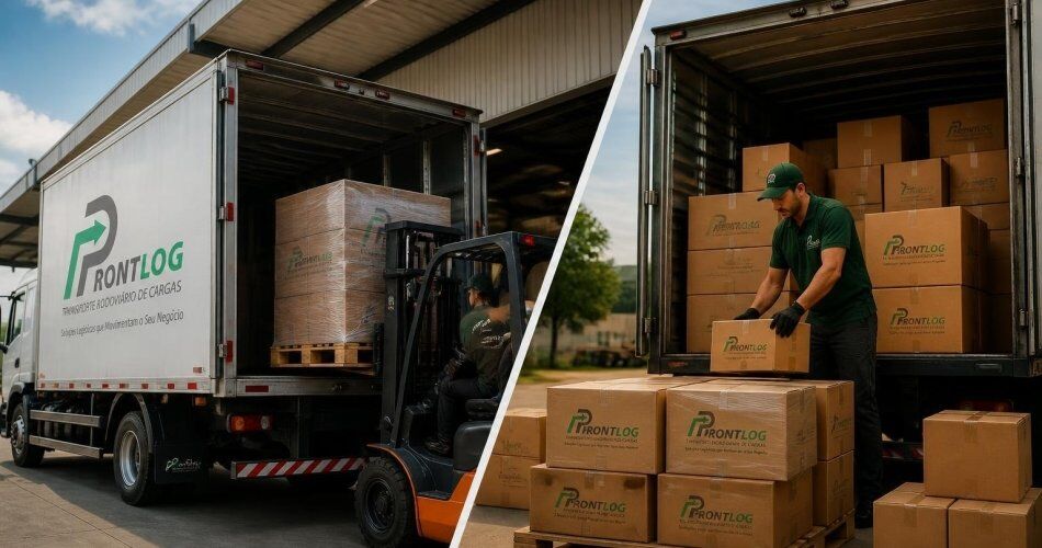Ficha comparativa: transporte dedicado vs. fracionado para reposição programada