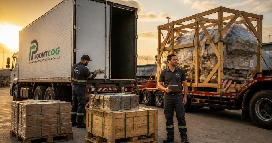 Transporte rodoviário de cargas para empresas: dedicado, industrial e cargas especiais