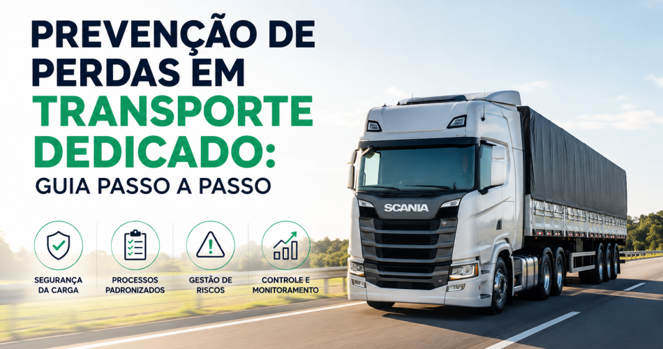 Prevenção de perdas em transporte dedicado: guia passo a passo