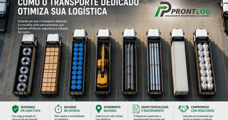 Comparativo prático: como o transporte dedicado otimiza sua logística