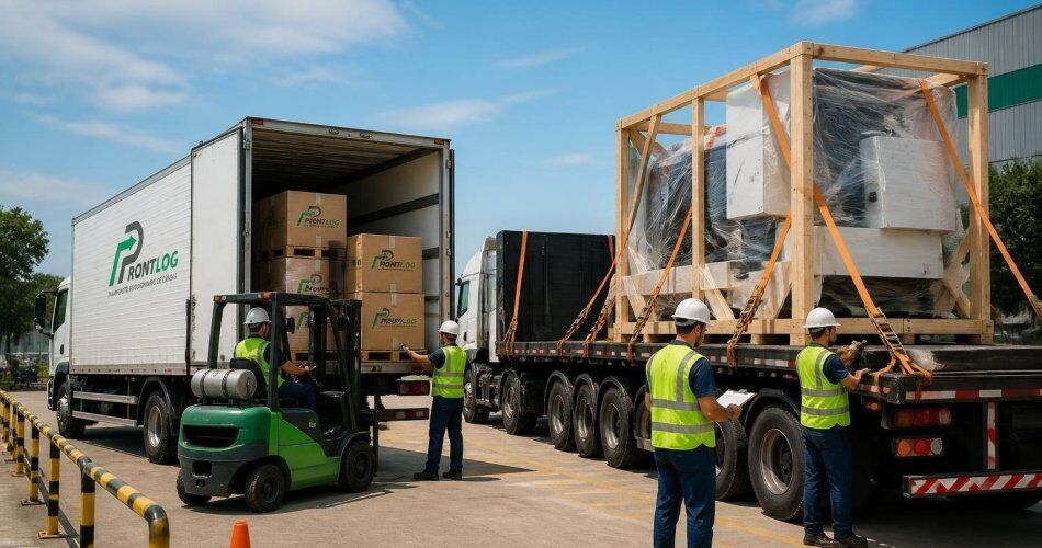 Transporte rodoviário de cargas para empresas: dedicado, industrial e crítico